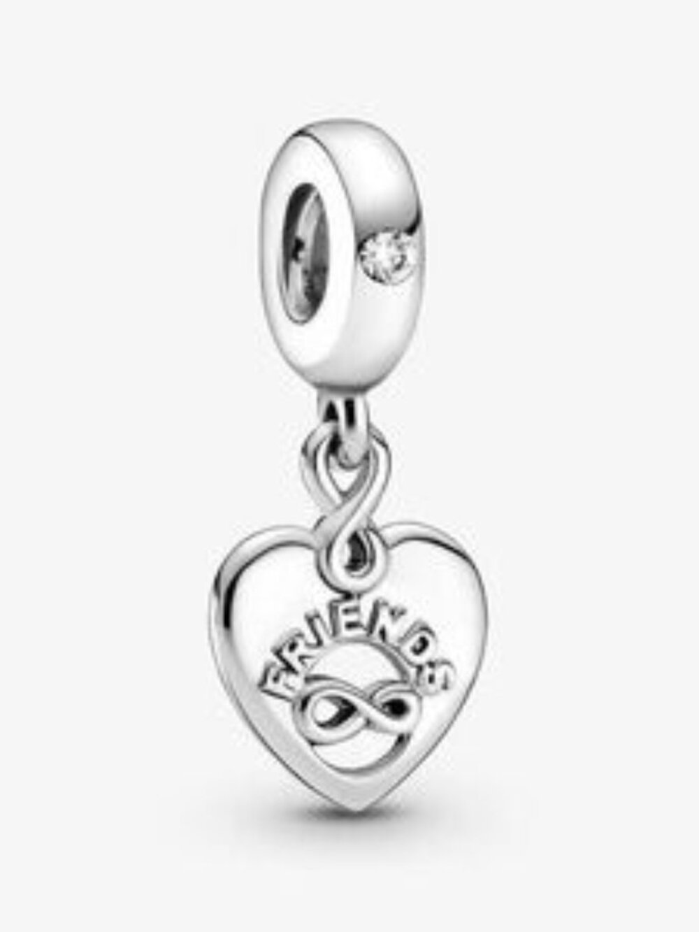 Pandora Friends Forever Heart Dangle Charm